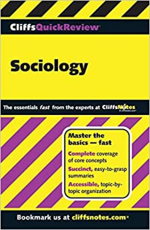  CliffsQuickReview Sociology (Cliffs Quick Review (Paperback)) 