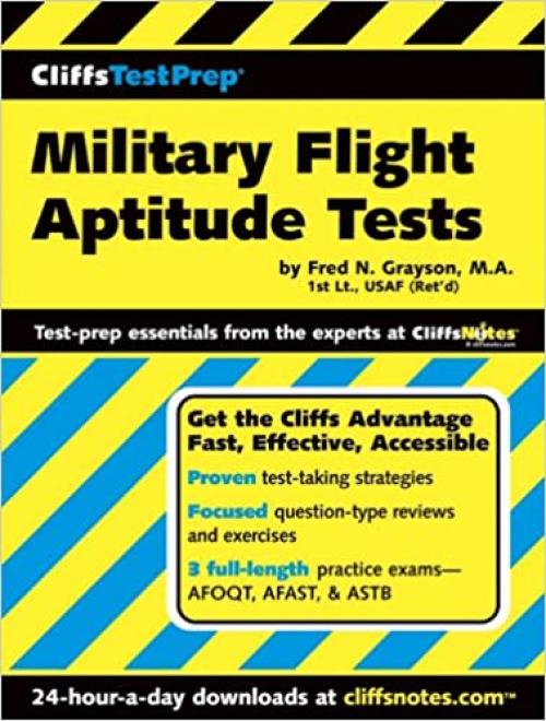  CliffsTestPrep Military Flight Aptitude Tests 