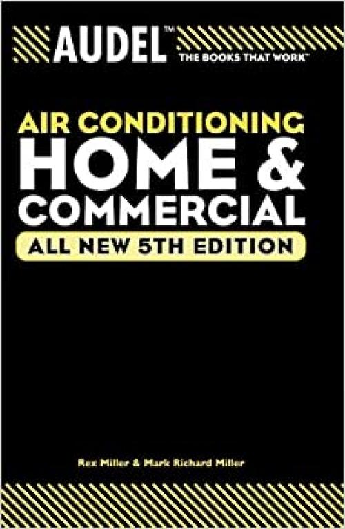  Audel Air Conditioning Home and Commercial 