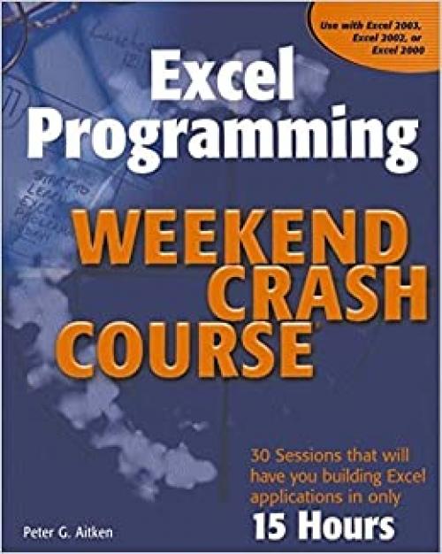  Excel Programming Weekend Crash Course 