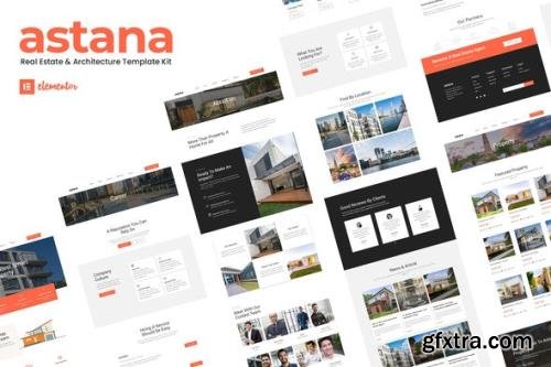 ThemeForest - Astana v1.0.0 - Real Estate & Architecture Elementor Template Kit - 30021105