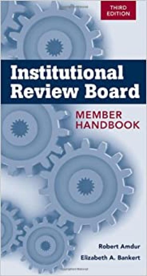  Institutional Review Board: Member Handbook 