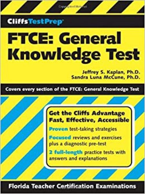  CliffsTestPrep FTCE: General Knowledge Test (Cliffsnotes Testprep) 