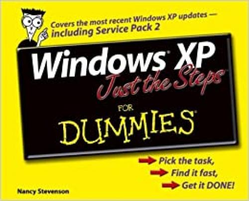  Windows XP Just the Steps For Dummies 