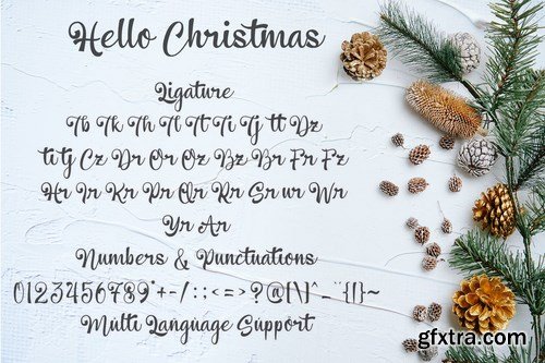 Hello Christmas - Sweet & Beautiful Script Font