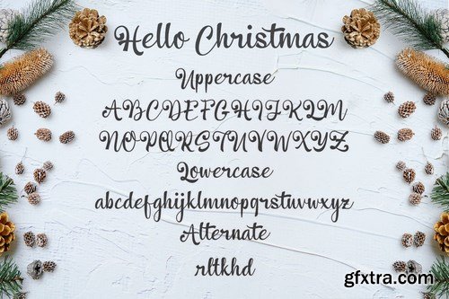 Hello Christmas - Sweet & Beautiful Script Font