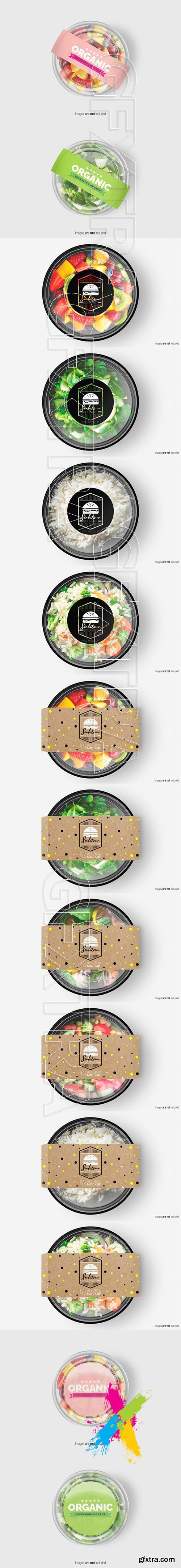 Salad box mockup