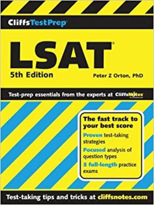  CliffsTestPrep LSAT, 5th Edition 