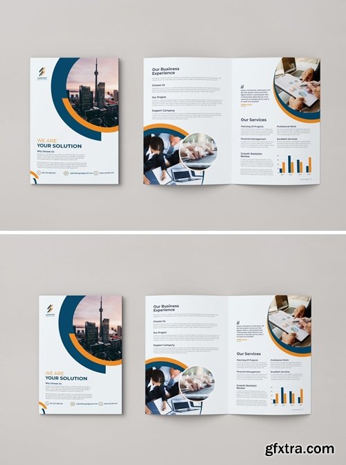 Bifold Brochure Mockups