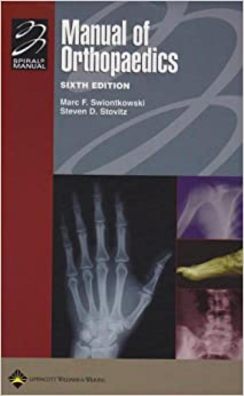  Manual of Orthopaedics 