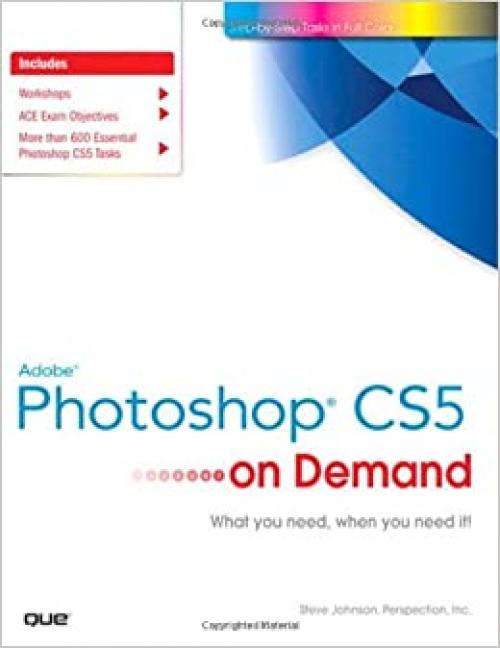  Adobe Photoshop Cs5 on Demand 