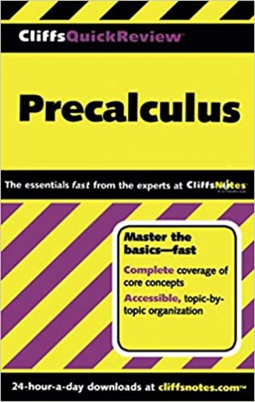  CliffsQuickReview Precalculus (Cliffs Quick Review (Paperback)) 