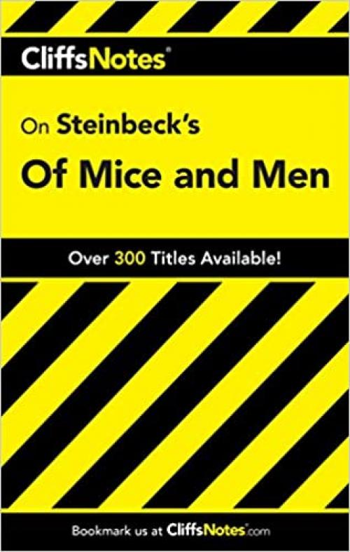  CliffsNotes on Steinbeck's Of Mice and Men (Cliffsnotes Literature Guides) 