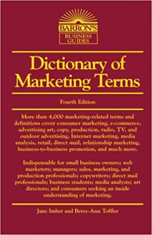  Dictionary of Marketing Terms 