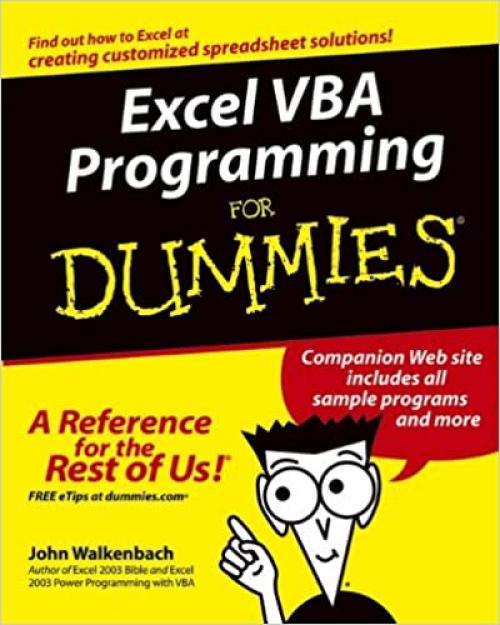  Excel VBA Programming For Dummies 