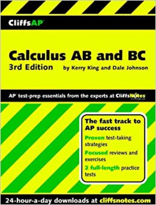  CliffsAP Calculus AB and BC, 3rd Edition 