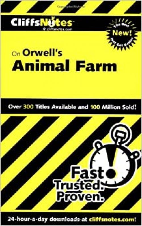  CliffsNotes on Orwell's Animal Farm (Dummies Trade) 