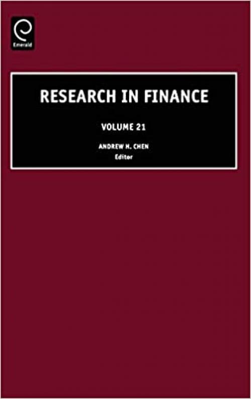  Research in Finance, Volume 21 (Research in Finance) 