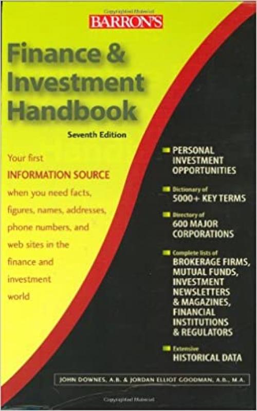  Barron's Finance & Investment Handbook 