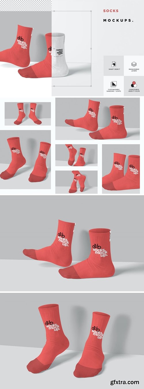 Socks Mock Ups