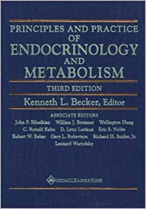  Principles and Practice of Endocrinology and Metabolism (Prin & Practice of Endocrinolo) 