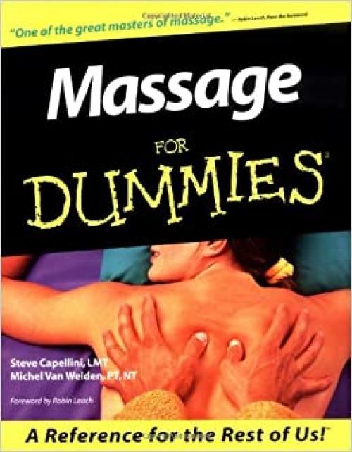  Massage For Dummies 