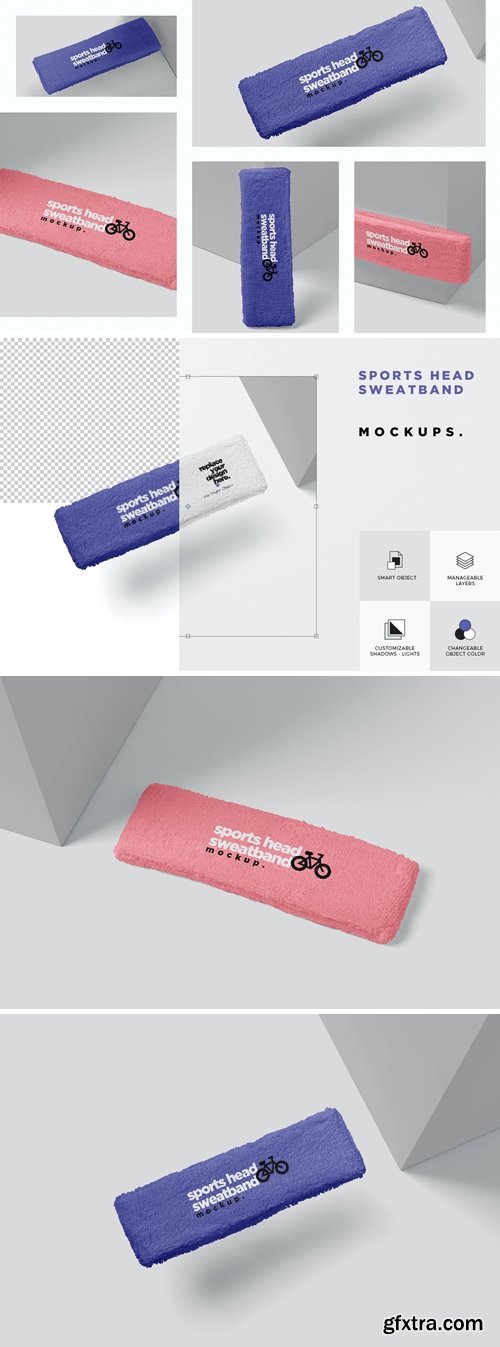 Head Sweat Band Mockups