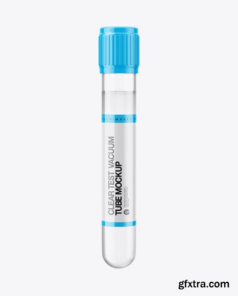 Clear Test Vaccum Tube Mockup 73098