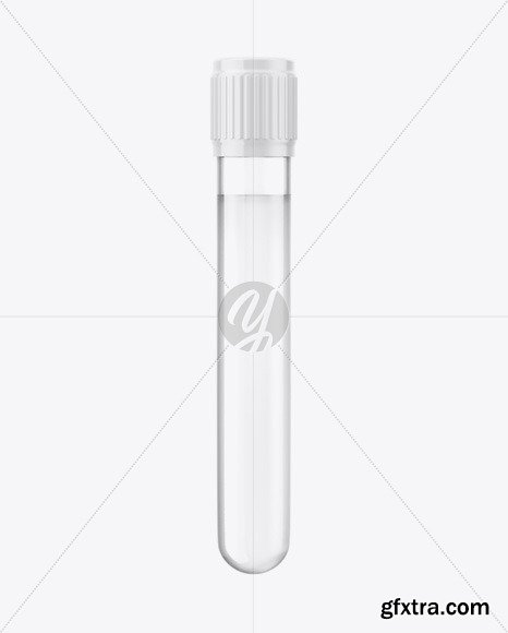 Clear Test Vaccum Tube Mockup 73098