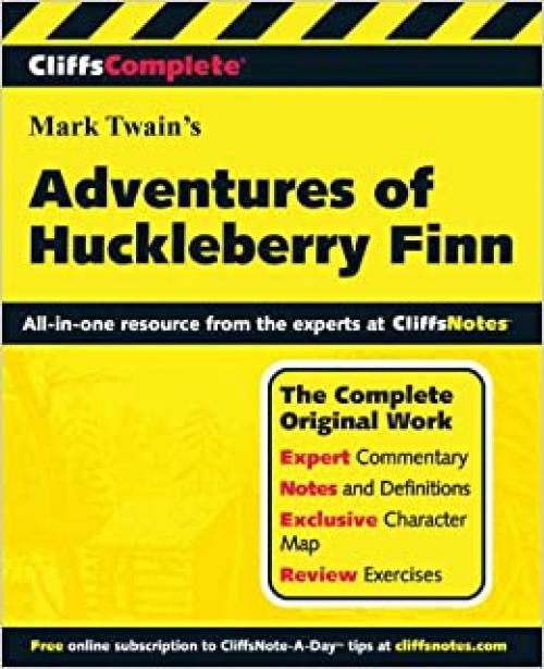  CliffsComplete The Adventures of Huckleberry Finn 