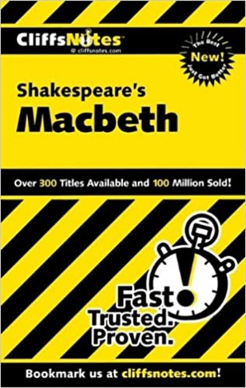  CliffsNotes on Shakespeare's Macbeth (Cliffsnotes Literature Guides) 