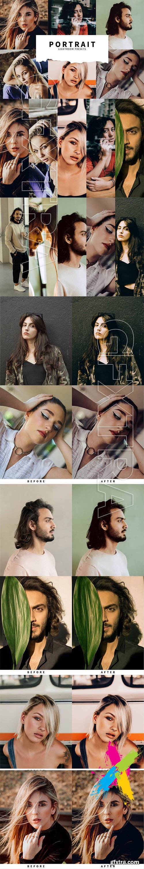 CreativeMarket - 10 Portrait Lightroom Presets 5748485