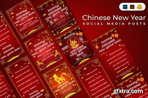 Chinese New Year Social Media Posts