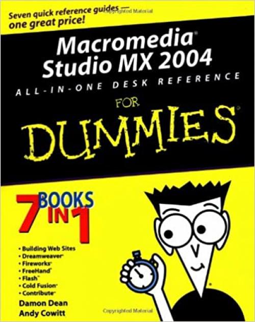  Macromedia Studio MX 2004 All-in-One Desk Reference For Dummies 