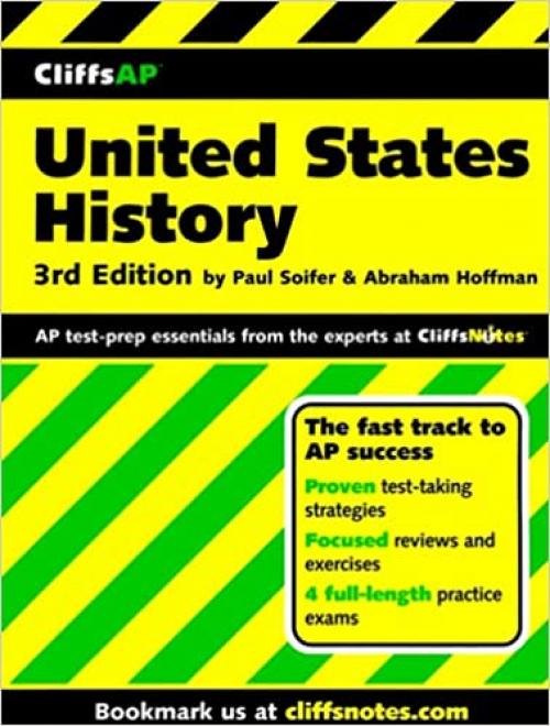  CliffsAP United States History Preparation Guide, 3rd Edition 