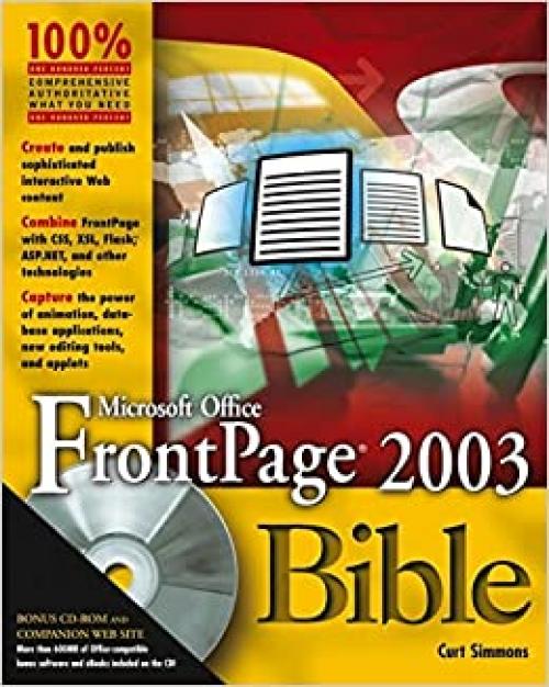  Microsoft Office FrontPage 2003 Bible 