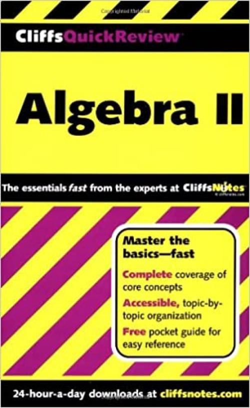  CliffsQuickReview Algebra II 