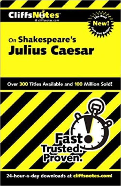  CliffsNotes on Shakespeare's Julius Caesar (Cliffsnotes Literature Guides) 