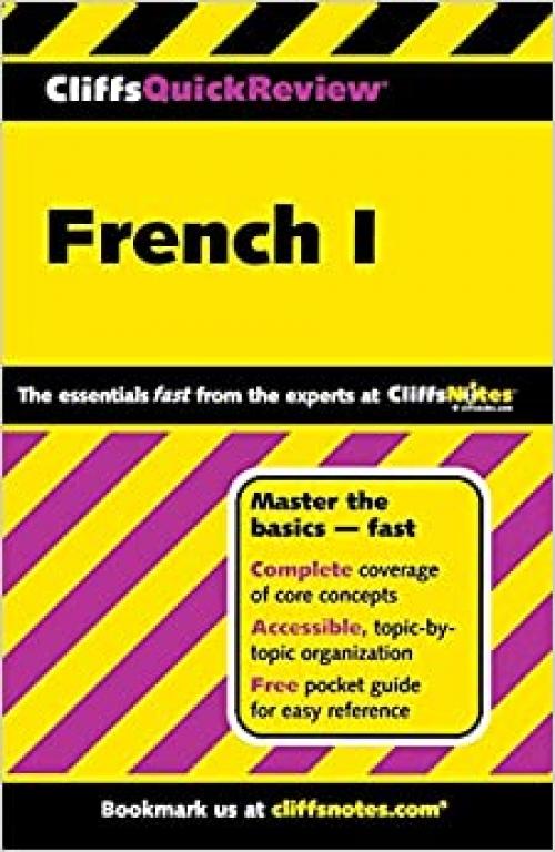  CliffsQuickReview French I (Cliffs Quick Review (Paperback)) (Bk. 1) 