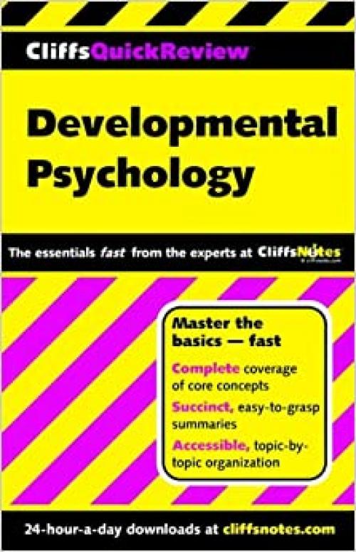  CliffsQuickReview Developmental Psychology 