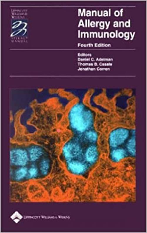  Manual of Allergy and Immunology: Diagnosis and Therapy 