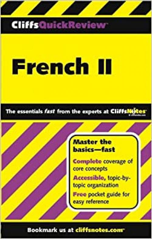  CliffsQuickReview French II 