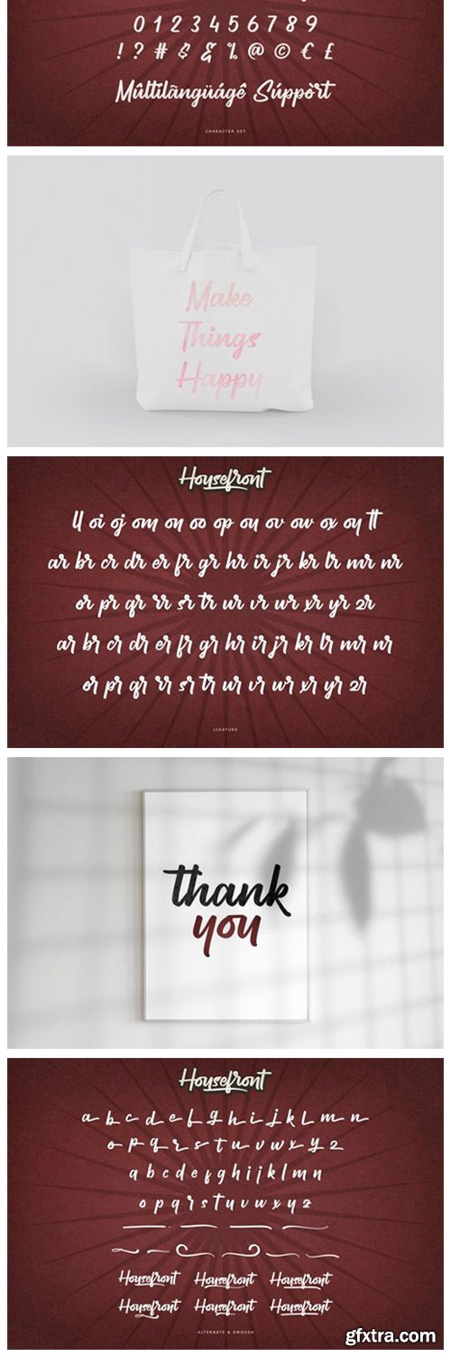 Housefront Font