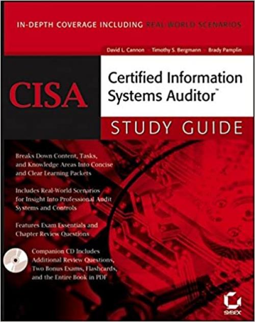  CISA Certified Information Systems Auditor Study Guide 