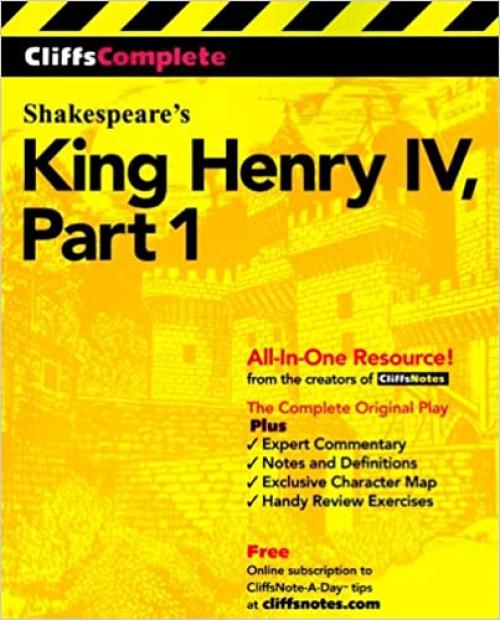  CliffsComplete King Henry IV, Part 1 (Pt.1) 