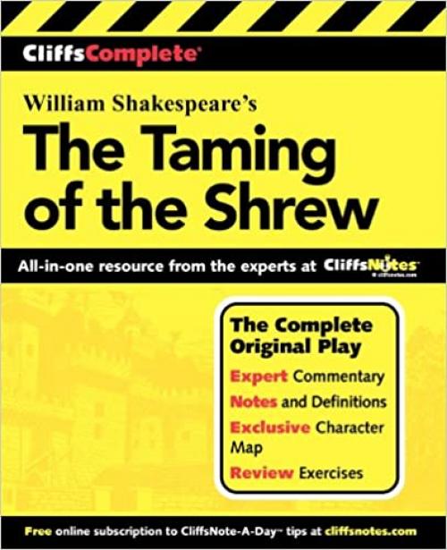  CliffsComplete The Taming of the Shrew 