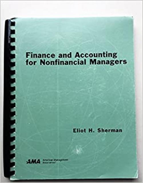  Finance and accounting for nonfinancial managers 