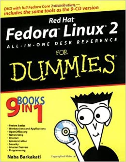  Red Hat Fedora Linux 2 All-in-One Desk Reference For Dummies 