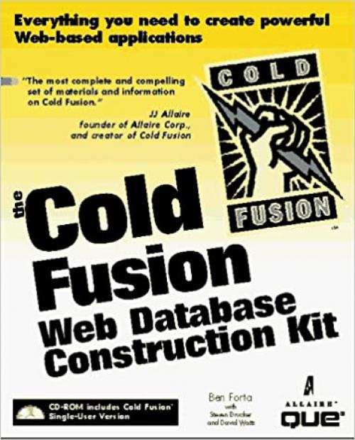  The Cold Fusion Web Database Construction Kit 