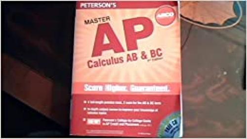  Master the AP Calculus AB & BC, 2nd Edition (Peterson's Ap Calculus) 